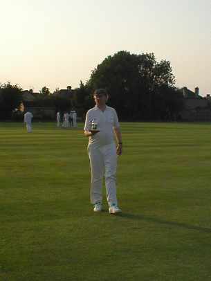 Geoff Hales serving drinks