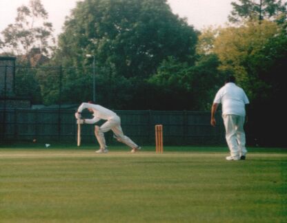 John Young batting