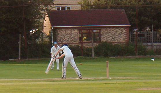 Mike Sneyd batting.