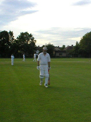 Phil Watson having going in to bat.