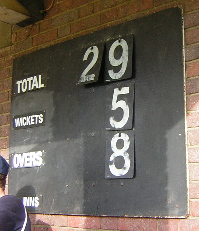 The scoreboard