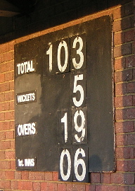 The scoreboard